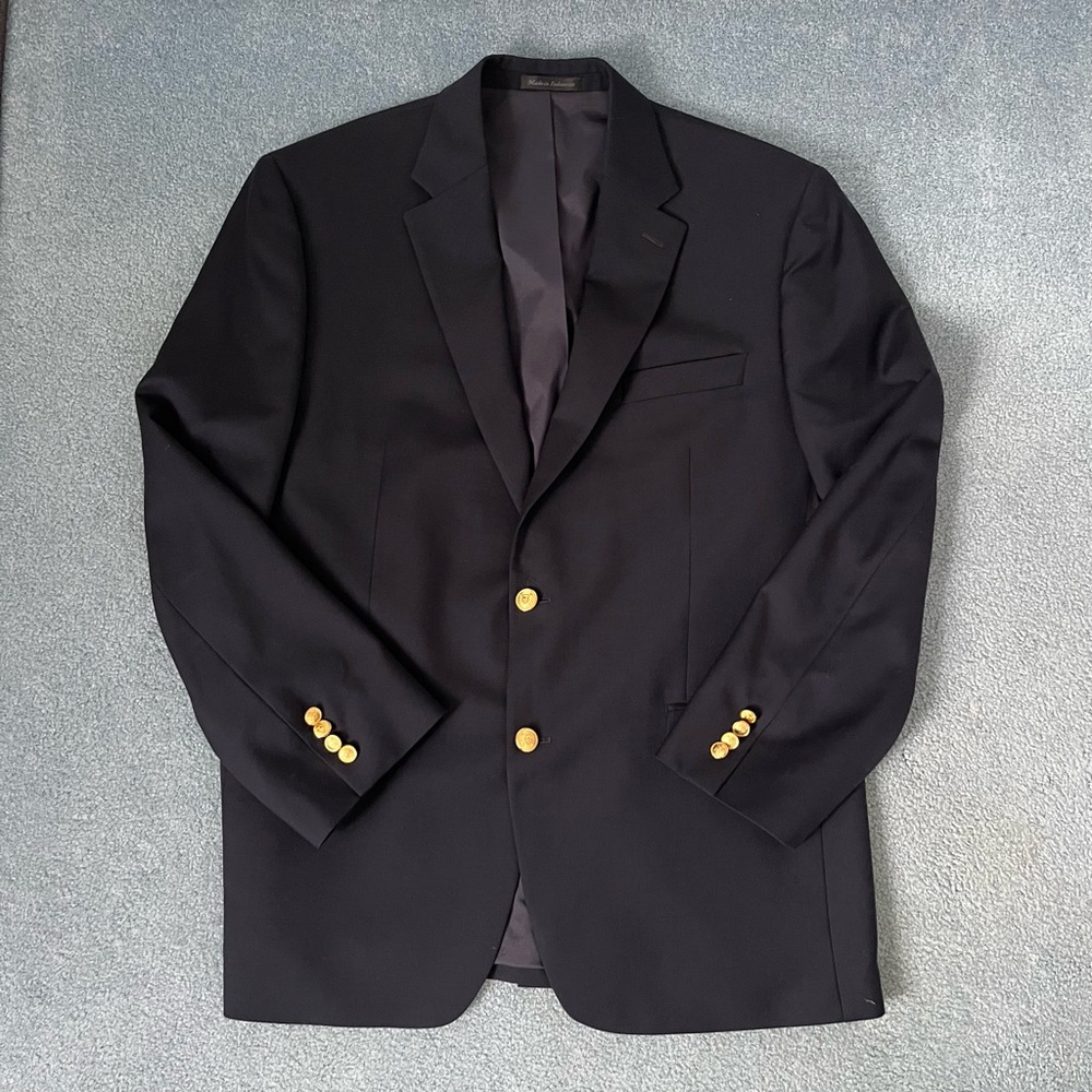Ralph Lauren Men’s Wool Navy Blazer in 42 Regular